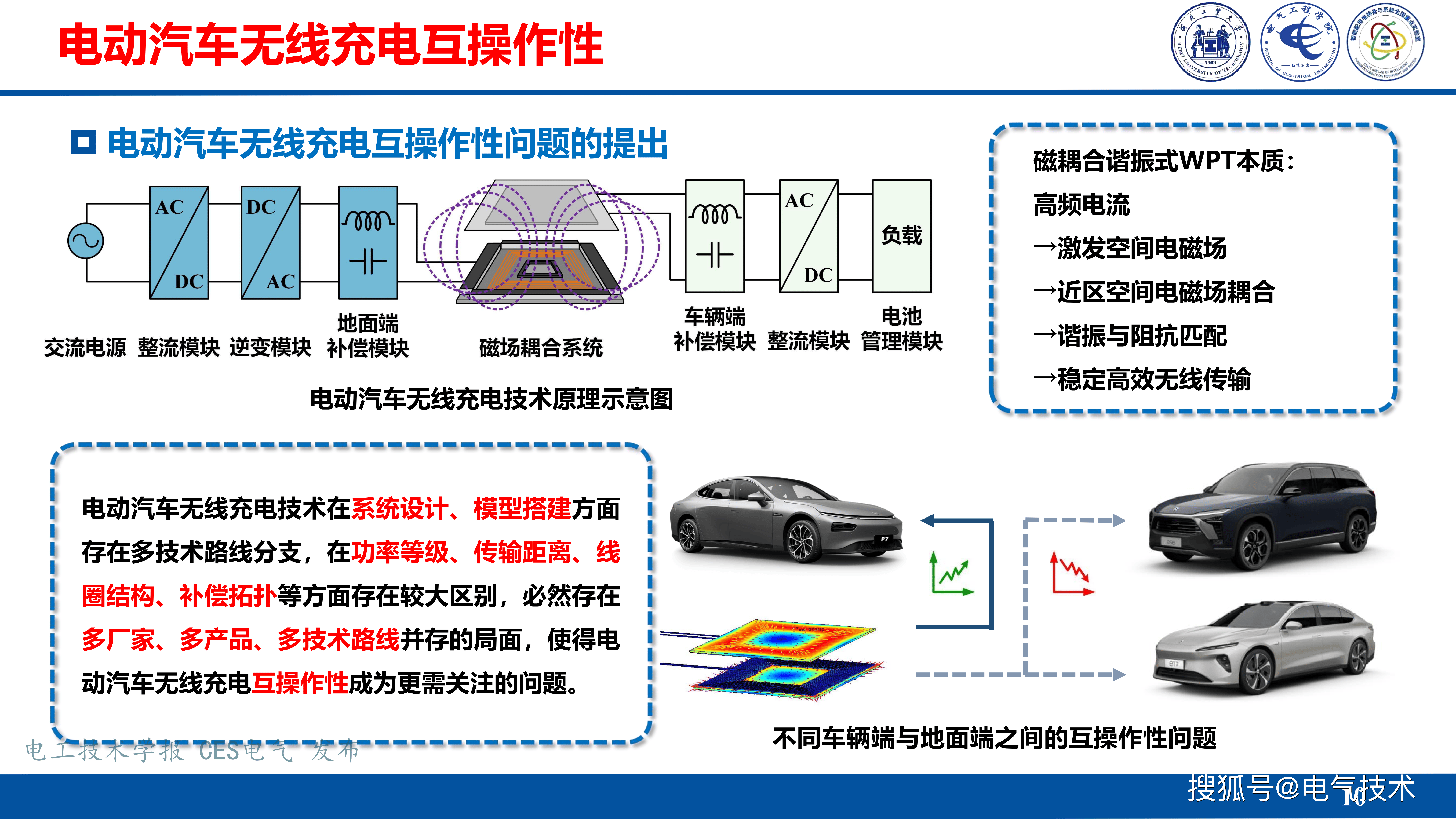 河北工业大学张献教授：无线电能传输互操作技术挑战与发展